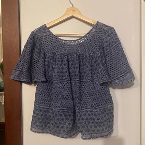 Anthropologie Prose & Poetry Top